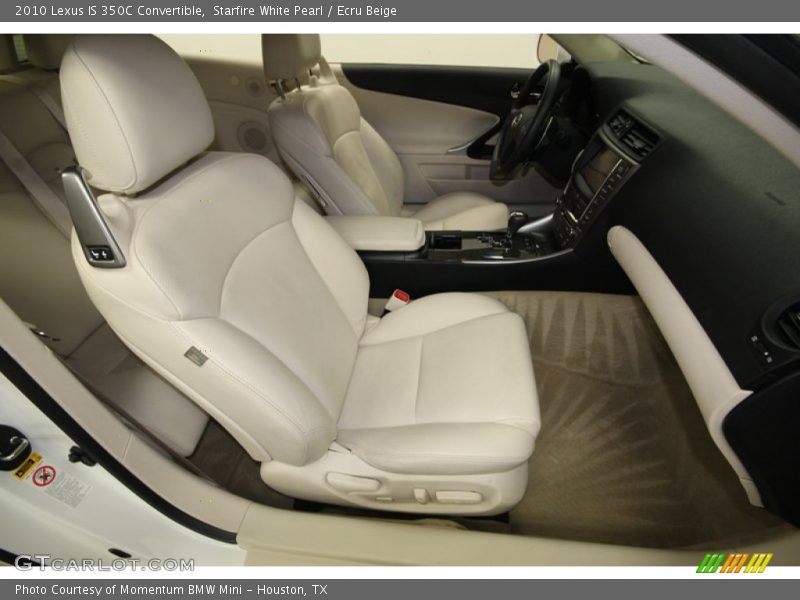 Starfire White Pearl / Ecru Beige 2010 Lexus IS 350C Convertible