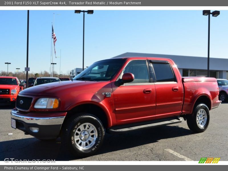  2001 F150 XLT SuperCrew 4x4 Toreador Red Metallic