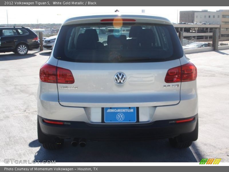 White Gold Metallic / Black 2012 Volkswagen Tiguan S