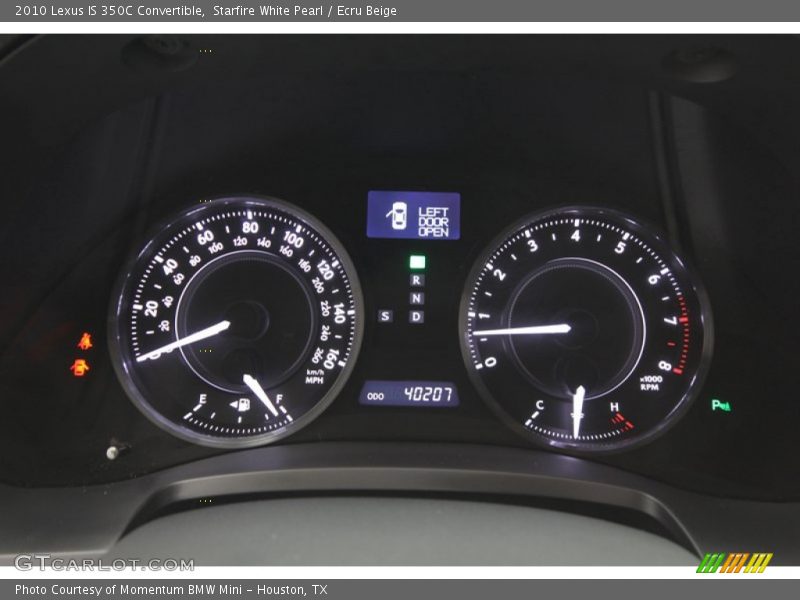 Starfire White Pearl / Ecru Beige 2010 Lexus IS 350C Convertible