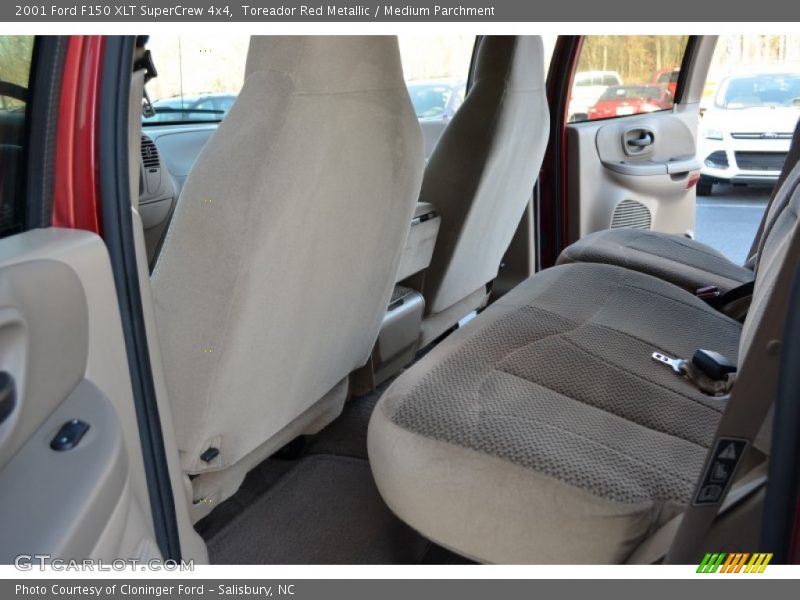 Toreador Red Metallic / Medium Parchment 2001 Ford F150 XLT SuperCrew 4x4