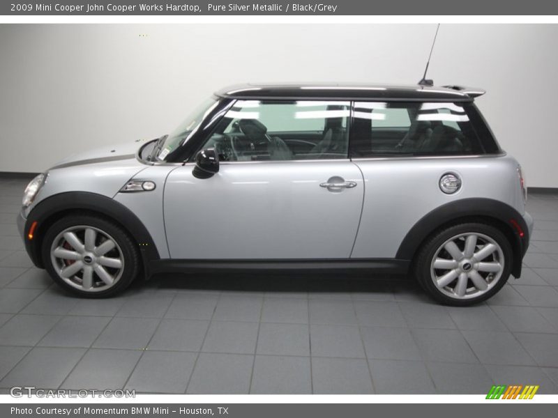 Pure Silver Metallic / Black/Grey 2009 Mini Cooper John Cooper Works Hardtop