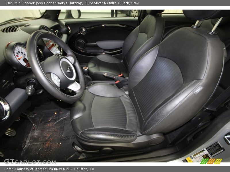 Pure Silver Metallic / Black/Grey 2009 Mini Cooper John Cooper Works Hardtop