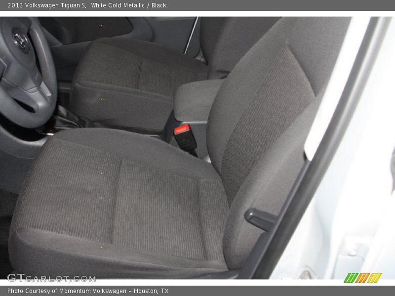 White Gold Metallic / Black 2012 Volkswagen Tiguan S