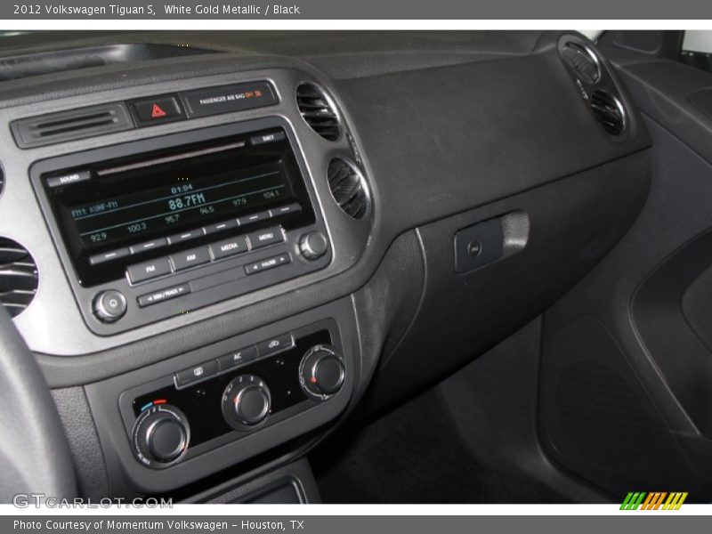 White Gold Metallic / Black 2012 Volkswagen Tiguan S