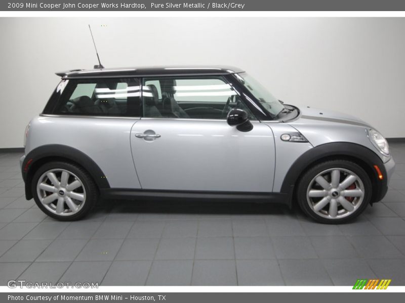 Pure Silver Metallic / Black/Grey 2009 Mini Cooper John Cooper Works Hardtop