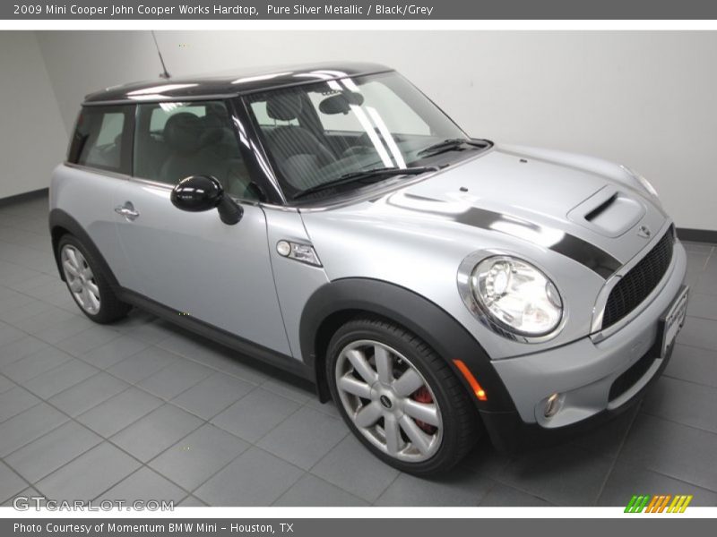 Pure Silver Metallic / Black/Grey 2009 Mini Cooper John Cooper Works Hardtop