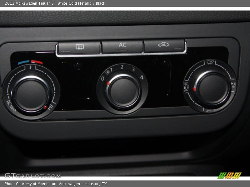 White Gold Metallic / Black 2012 Volkswagen Tiguan S