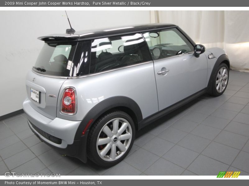 Pure Silver Metallic / Black/Grey 2009 Mini Cooper John Cooper Works Hardtop