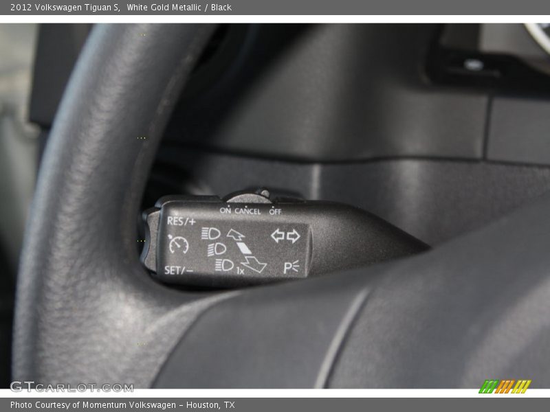 White Gold Metallic / Black 2012 Volkswagen Tiguan S