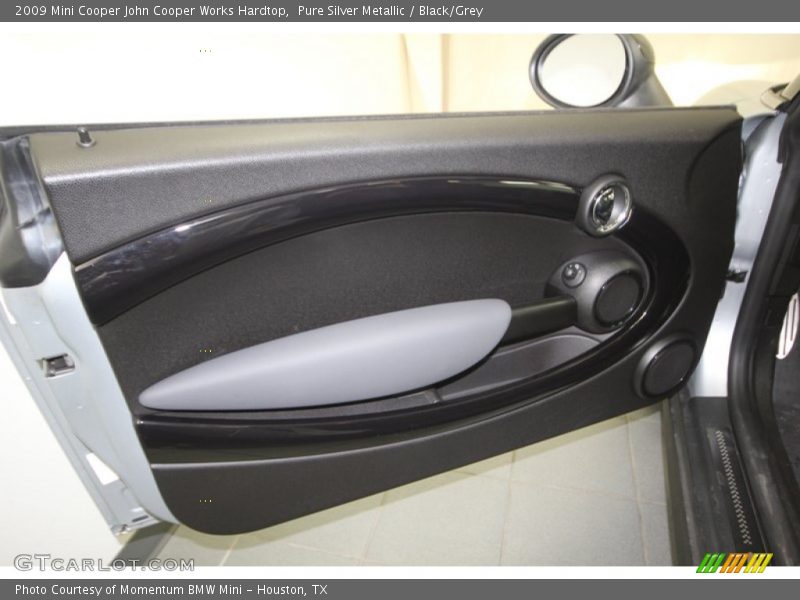 Pure Silver Metallic / Black/Grey 2009 Mini Cooper John Cooper Works Hardtop
