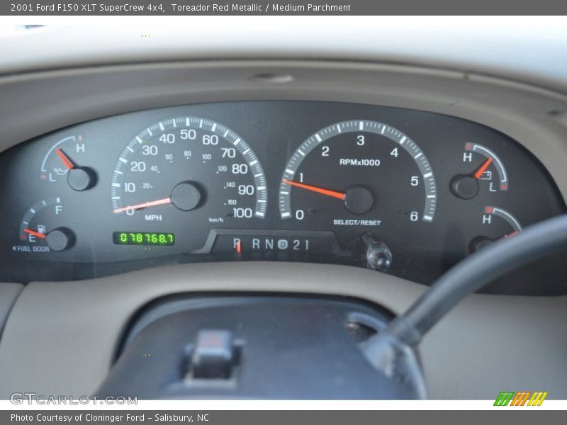  2001 F150 XLT SuperCrew 4x4 XLT SuperCrew 4x4 Gauges