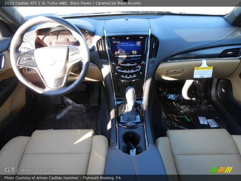 Black Raven / Caramel/Jet Black Accents 2013 Cadillac ATS 2.0L Turbo AWD