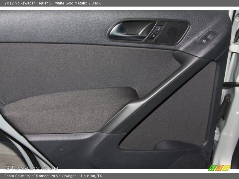 White Gold Metallic / Black 2012 Volkswagen Tiguan S