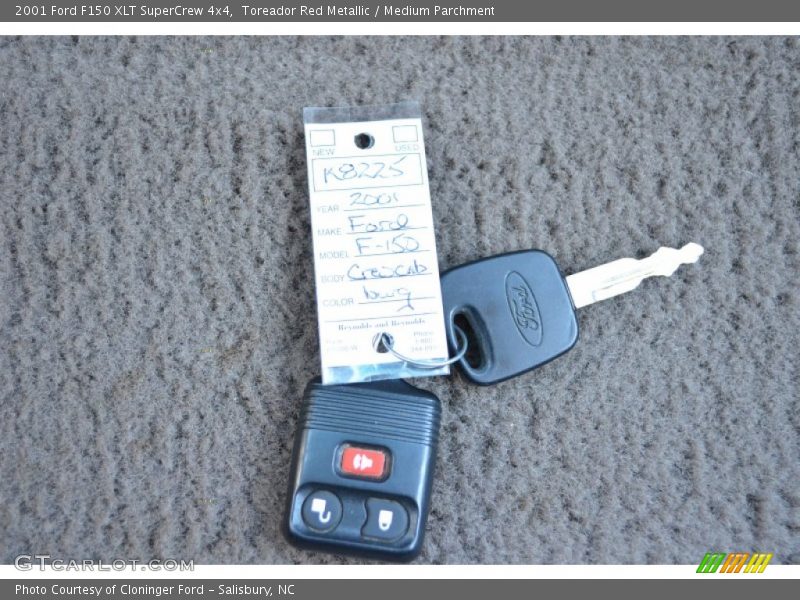 Keys of 2001 F150 XLT SuperCrew 4x4