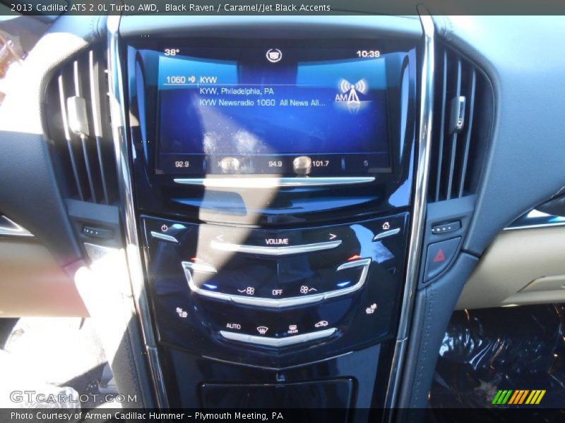 Black Raven / Caramel/Jet Black Accents 2013 Cadillac ATS 2.0L Turbo AWD