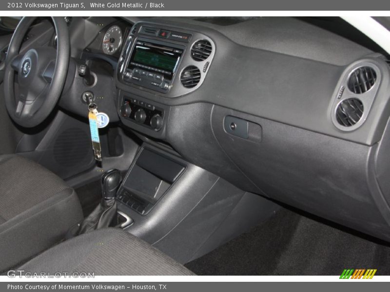 White Gold Metallic / Black 2012 Volkswagen Tiguan S