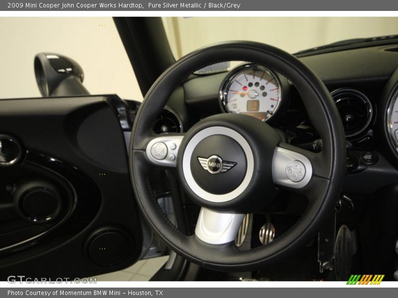 Pure Silver Metallic / Black/Grey 2009 Mini Cooper John Cooper Works Hardtop