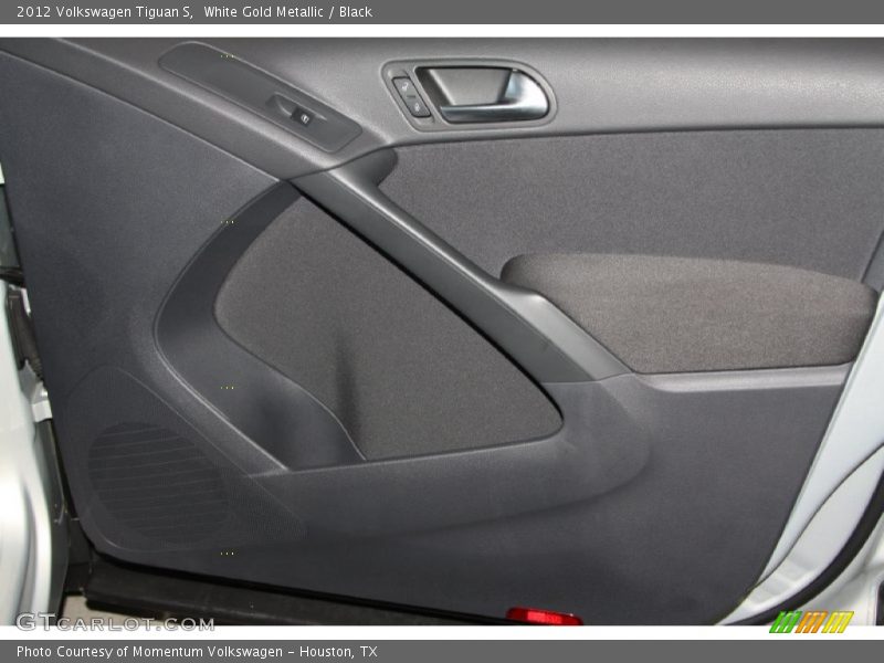 White Gold Metallic / Black 2012 Volkswagen Tiguan S