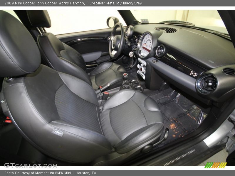 Pure Silver Metallic / Black/Grey 2009 Mini Cooper John Cooper Works Hardtop