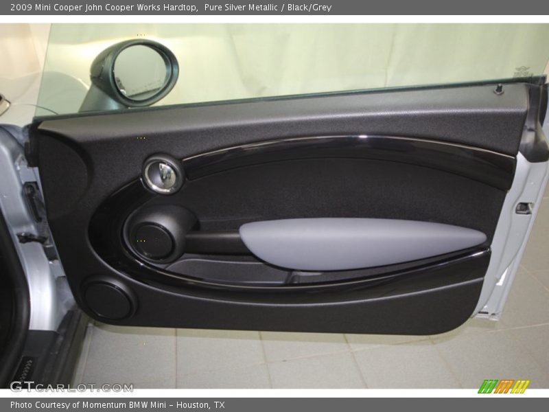 Pure Silver Metallic / Black/Grey 2009 Mini Cooper John Cooper Works Hardtop