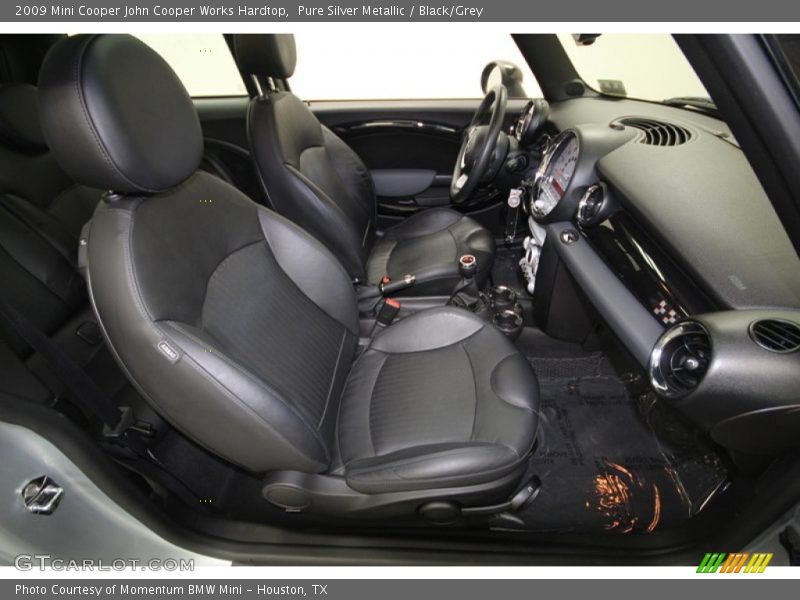Pure Silver Metallic / Black/Grey 2009 Mini Cooper John Cooper Works Hardtop