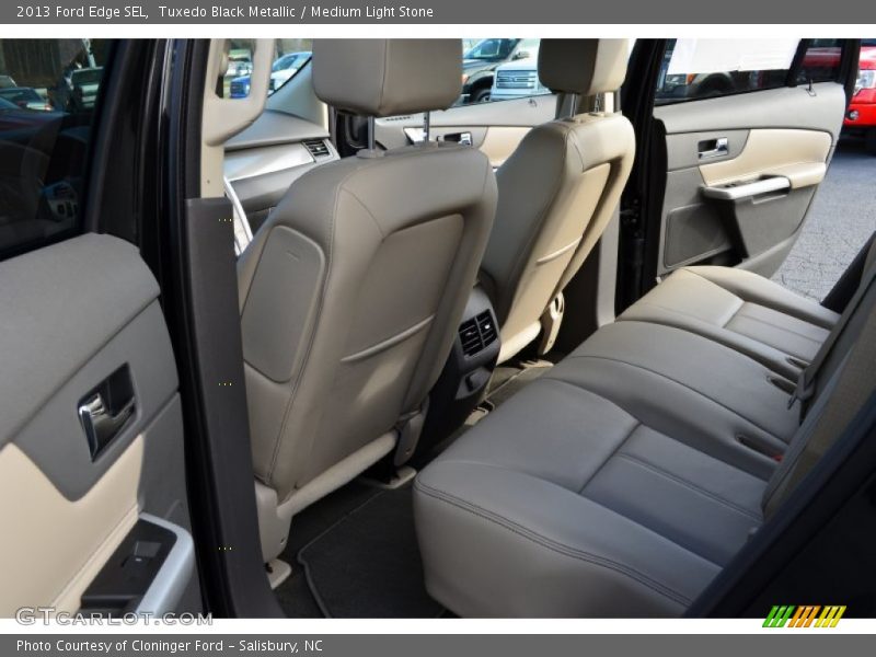 Tuxedo Black Metallic / Medium Light Stone 2013 Ford Edge SEL