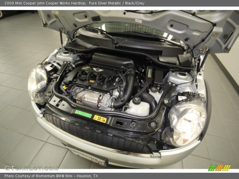 Pure Silver Metallic / Black/Grey 2009 Mini Cooper John Cooper Works Hardtop
