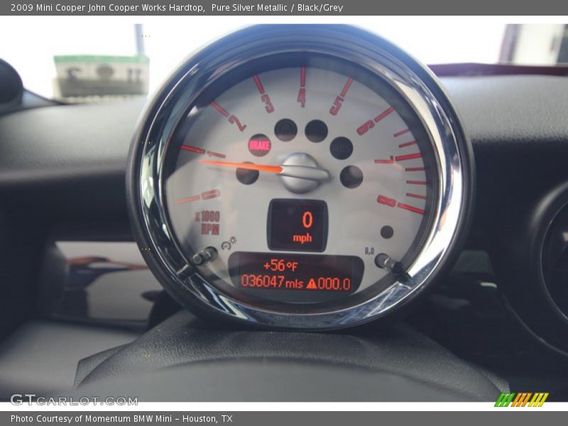 Pure Silver Metallic / Black/Grey 2009 Mini Cooper John Cooper Works Hardtop
