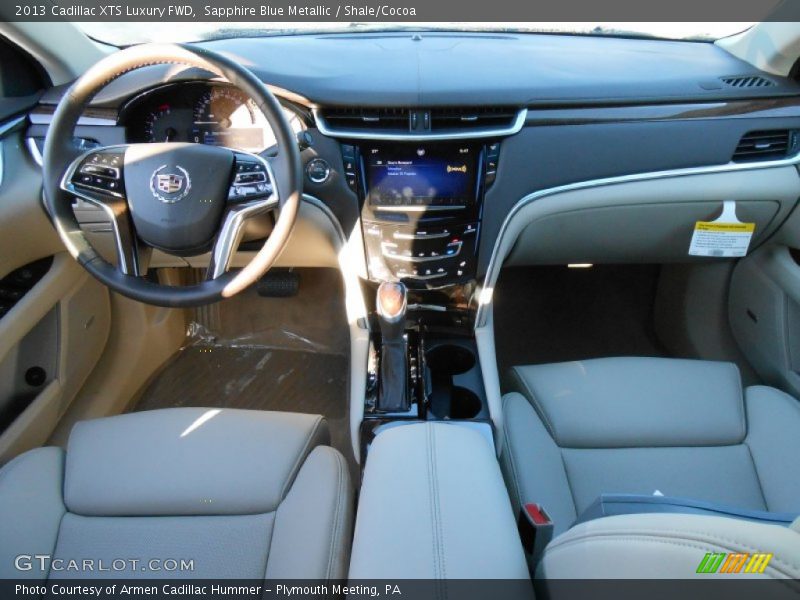 Sapphire Blue Metallic / Shale/Cocoa 2013 Cadillac XTS Luxury FWD