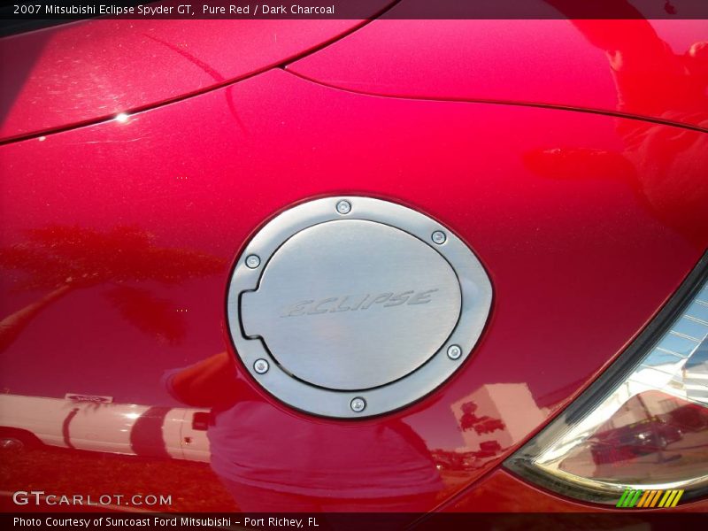 Pure Red / Dark Charcoal 2007 Mitsubishi Eclipse Spyder GT