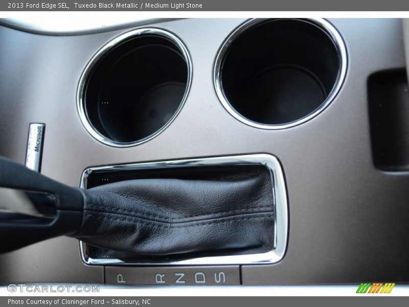 Tuxedo Black Metallic / Medium Light Stone 2013 Ford Edge SEL