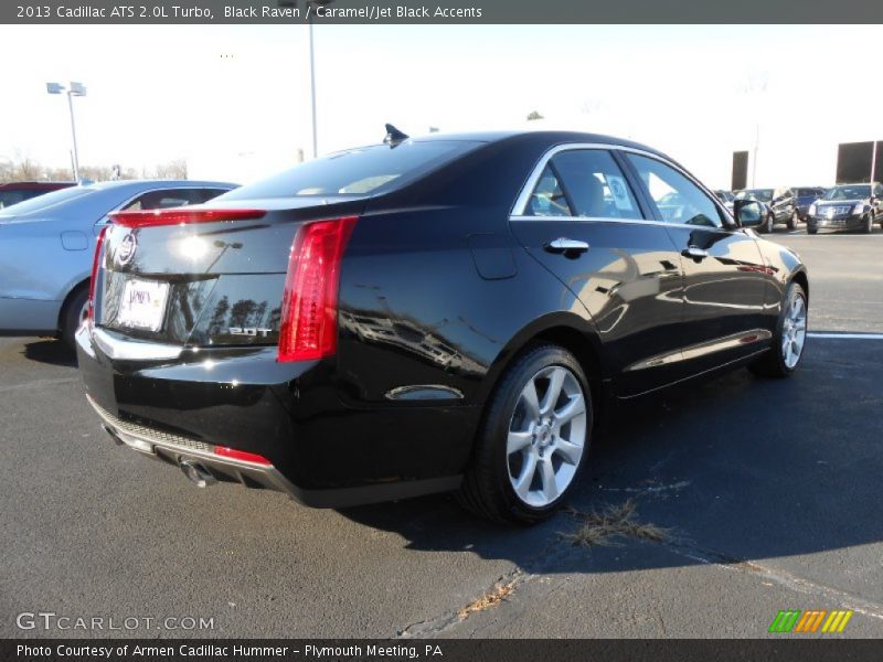 Black Raven / Caramel/Jet Black Accents 2013 Cadillac ATS 2.0L Turbo
