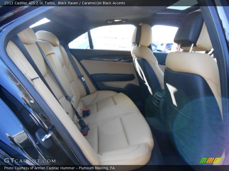 Black Raven / Caramel/Jet Black Accents 2013 Cadillac ATS 2.0L Turbo