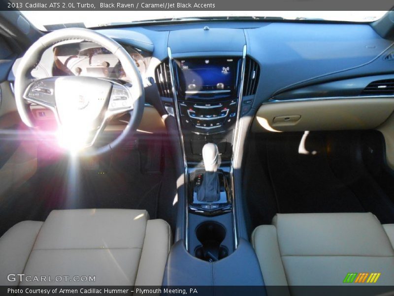 Black Raven / Caramel/Jet Black Accents 2013 Cadillac ATS 2.0L Turbo