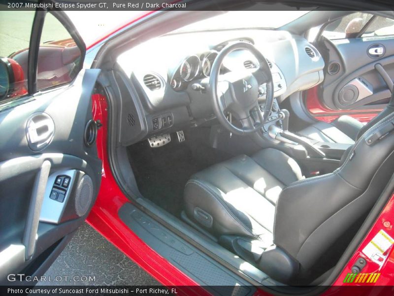 Pure Red / Dark Charcoal 2007 Mitsubishi Eclipse Spyder GT