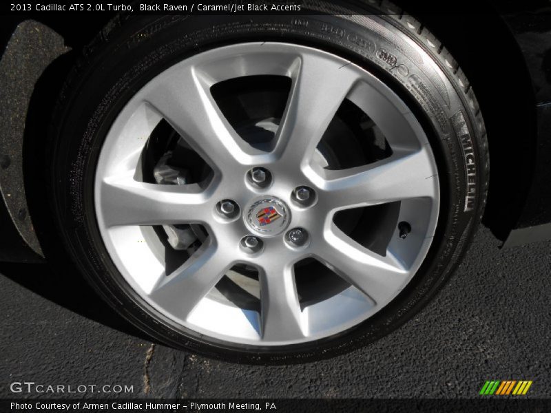 Black Raven / Caramel/Jet Black Accents 2013 Cadillac ATS 2.0L Turbo