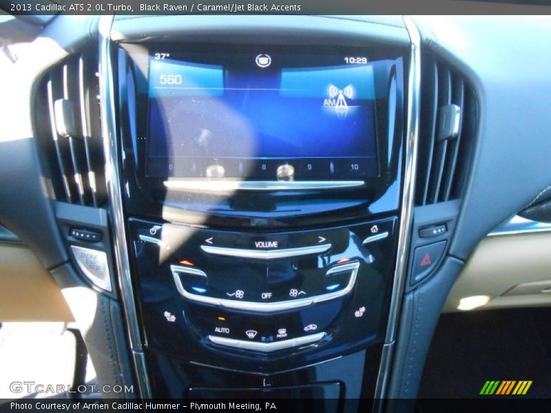 Black Raven / Caramel/Jet Black Accents 2013 Cadillac ATS 2.0L Turbo