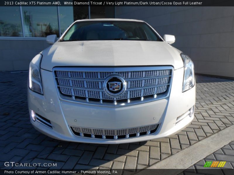 White Diamond Tricoat / Very Light Platinum/Dark Urban/Cocoa Opus Full Leather 2013 Cadillac XTS Platinum AWD