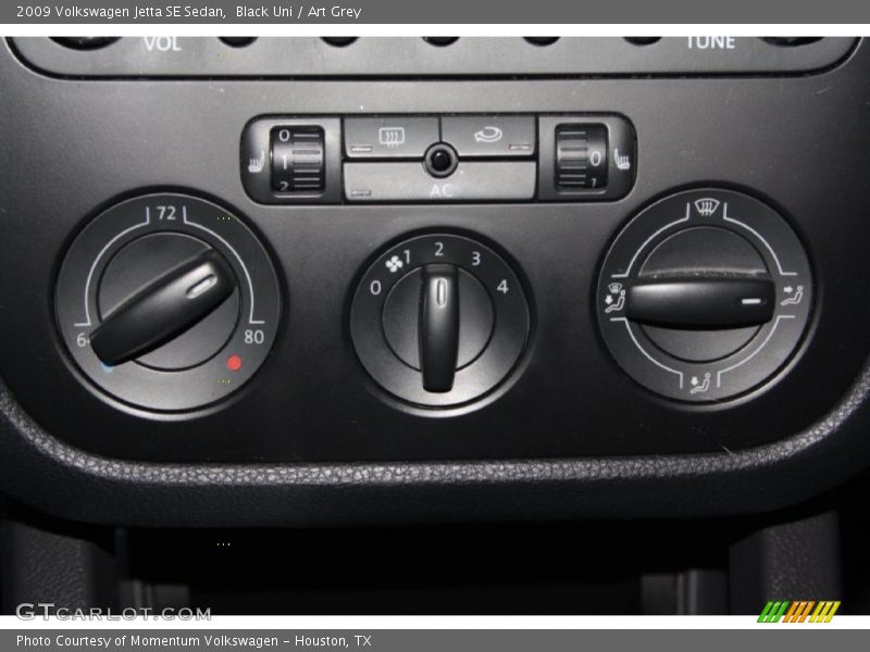 Black Uni / Art Grey 2009 Volkswagen Jetta SE Sedan
