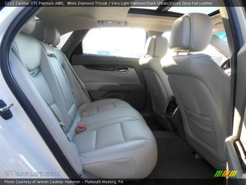 Rear Seat of 2013 XTS Platinum AWD