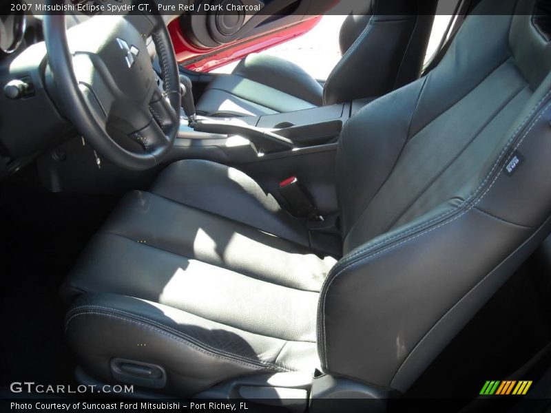 Pure Red / Dark Charcoal 2007 Mitsubishi Eclipse Spyder GT