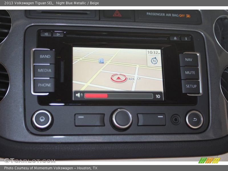 Night Blue Metallic / Beige 2013 Volkswagen Tiguan SEL