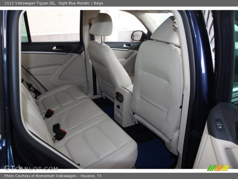 Night Blue Metallic / Beige 2013 Volkswagen Tiguan SEL