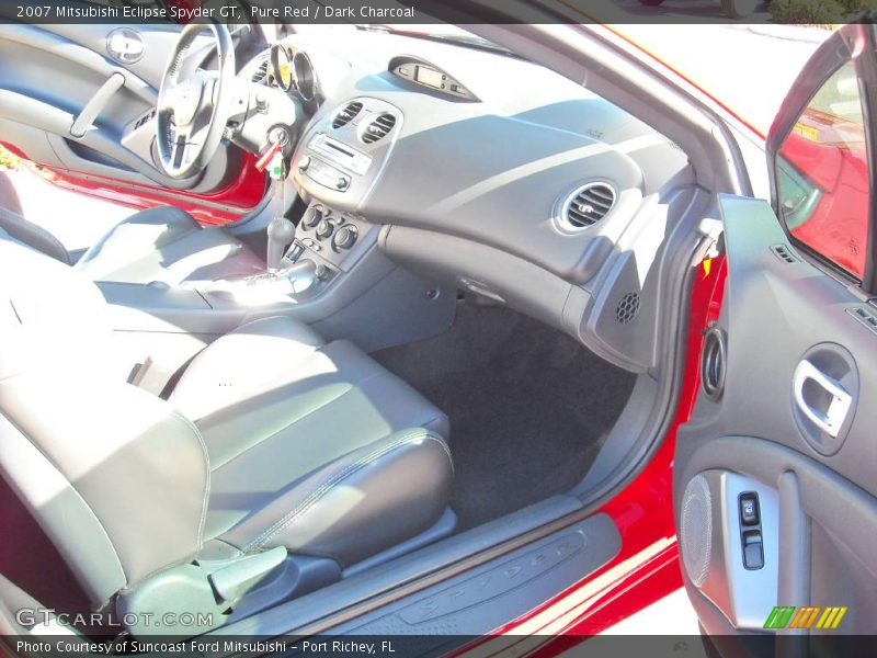 Pure Red / Dark Charcoal 2007 Mitsubishi Eclipse Spyder GT