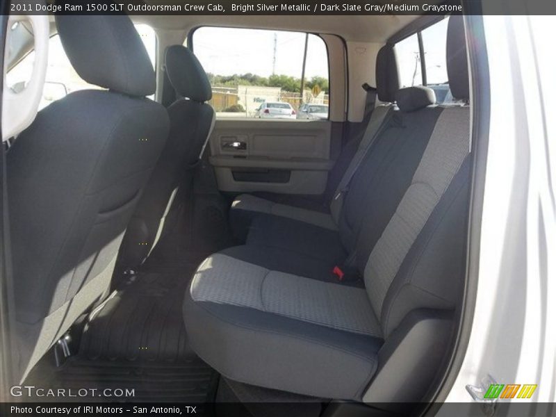 Bright Silver Metallic / Dark Slate Gray/Medium Graystone 2011 Dodge Ram 1500 SLT Outdoorsman Crew Cab
