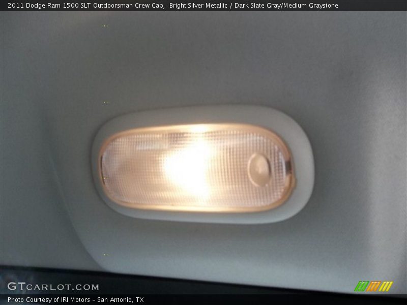 Bright Silver Metallic / Dark Slate Gray/Medium Graystone 2011 Dodge Ram 1500 SLT Outdoorsman Crew Cab