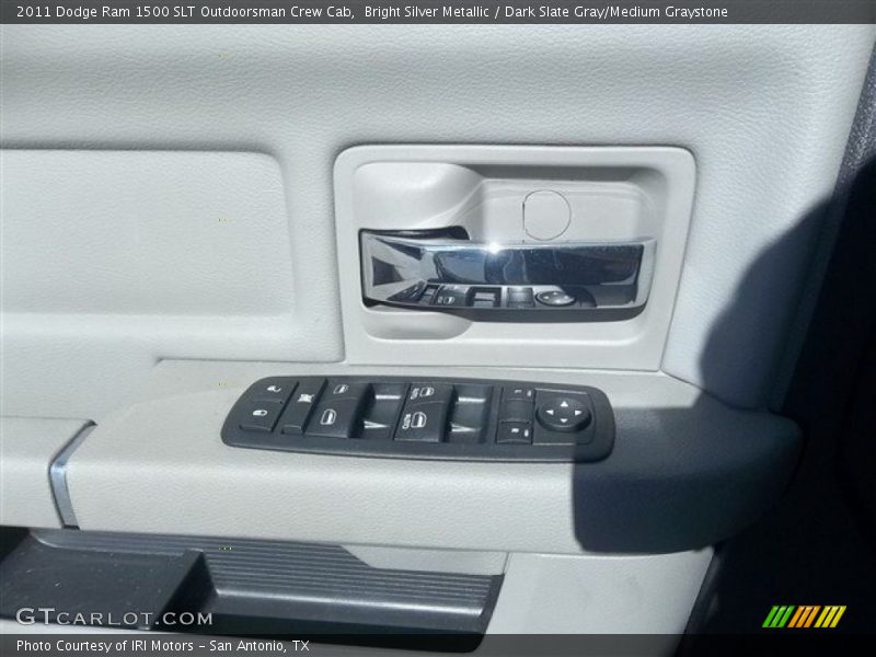 Bright Silver Metallic / Dark Slate Gray/Medium Graystone 2011 Dodge Ram 1500 SLT Outdoorsman Crew Cab