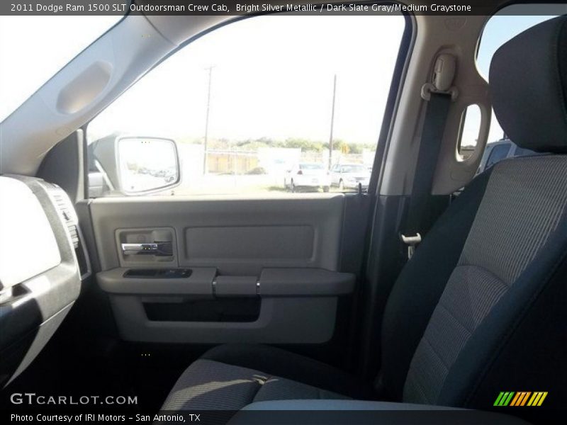 Bright Silver Metallic / Dark Slate Gray/Medium Graystone 2011 Dodge Ram 1500 SLT Outdoorsman Crew Cab