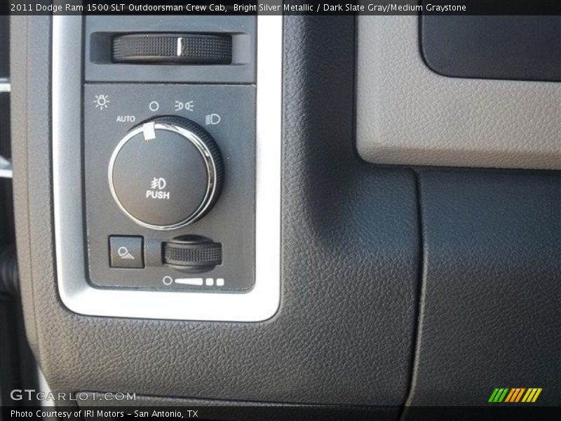 Bright Silver Metallic / Dark Slate Gray/Medium Graystone 2011 Dodge Ram 1500 SLT Outdoorsman Crew Cab